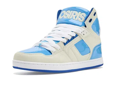 Osiris Nyc 83 Clk Men's Shoes Bone/baby Blue/white: 7.5 D - Medium, Faux Leather