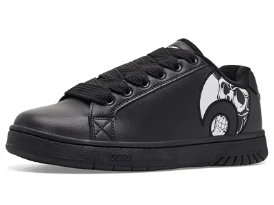 Osiris Troma Alt Men's Shoes Black/white/skull: 11 D - Medium, Leather/rubber