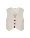 Osis Debbie Vest In Beige In Beige