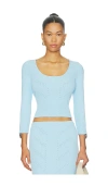 Osis Studio Blake Top In Blue