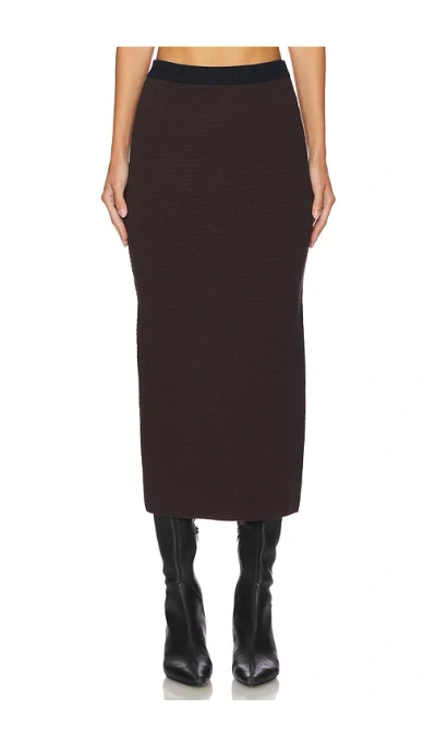 Osis Studio Bryn Skirt In Brown