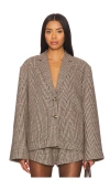 Osis Studio Mili Blazer In Brown