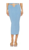 Osis Studio Sonnet Skirt In Blue