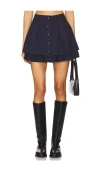 Osis Studio Stacey Skirt In Navy