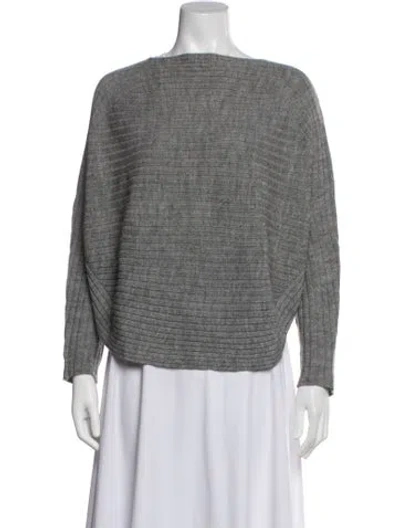 Pre-owned Oska Bateau Neckline Sweater In Grey