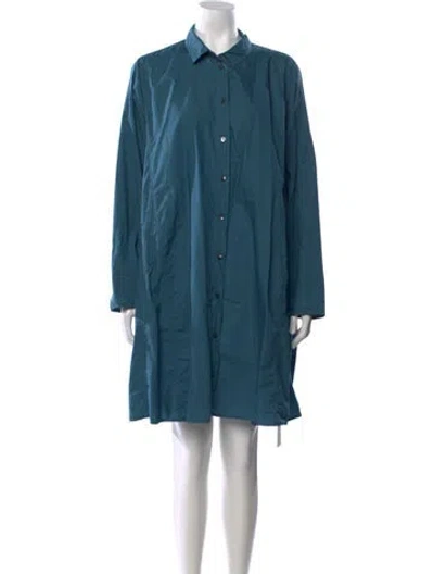 Pre-owned Oska Knee-length Dress In Blue