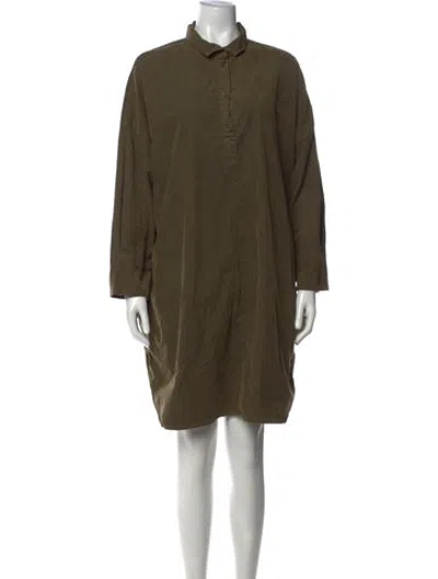 Pre-owned Oska Knee-length Dress In Green