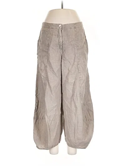 Pre-owned Oska Linen Pants In Gray