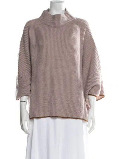 Pre-owned Oska Mock Neck Sweater In Neutral