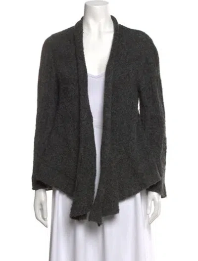 Pre-owned Oska Open Front Sweater In Grey