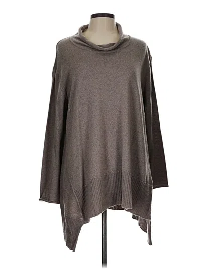 Pre-owned Oska Poncho In Brown