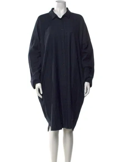 Pre-owned Oska Printed Knee-length Dress In Black
