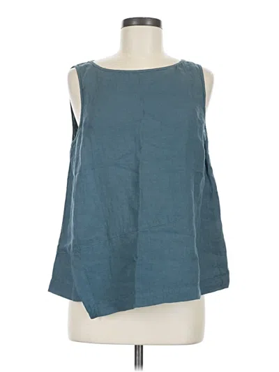Pre-owned Oska Sleeveless Blouse In Teal