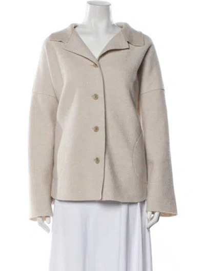 Pre-owned Oska Virgin Wool Blazer In Neutral