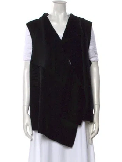 Pre-owned Oska Virgin Wool V-neck Sweater In Black