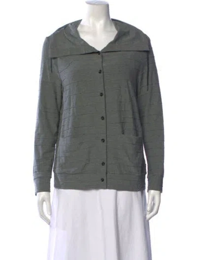 Pre-owned Oska V-neck Sweater In Grey