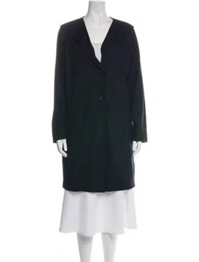 Pre-owned Oska Wool Coat In Black