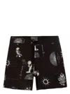 Osklen 1989 Surf Bermuda Shorts In Multi