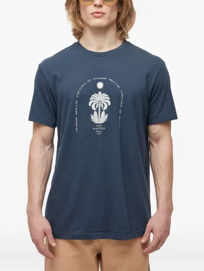 Osklen Acai Tree T-shirt In Blue