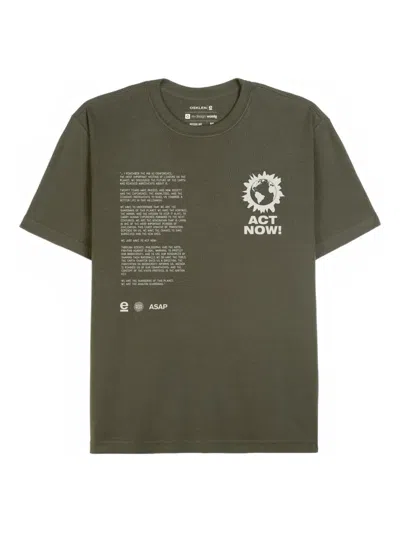 Osklen Act Now Forest Mc T-shirt In Green