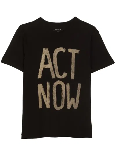Osklen Act Now Poster Mc T-shirt In Black