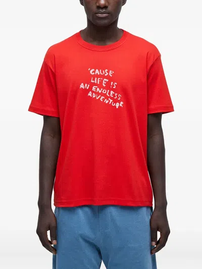 Osklen Adventure Short-sleeve T-shirt In Red