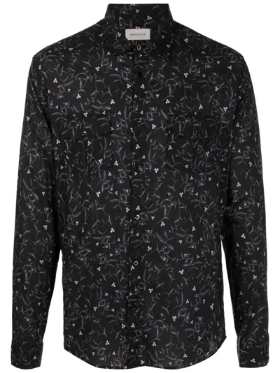 Osklen All-over Floral-print Shirt In Blue