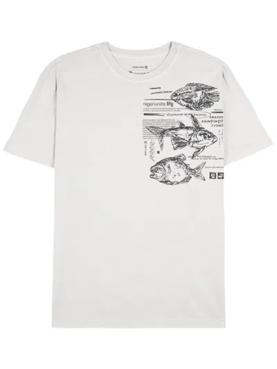 Osklen Amazon Fishes T-shirt In White