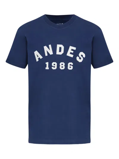 Osklen Andes College T-shirt In Blue