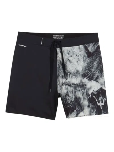Osklen Aquaone Flex Drawstring Swim Shorts In Black