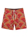 Osklen Aquaone Flex Drawstring Swim Shorts In Red