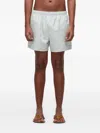 Osklen Aquaone Riders Ripstop Swim Shorts In White