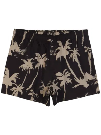 Osklen Aquaone Rorschach Swim Shorts In Black