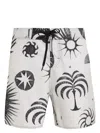 Osklen Aquaone Trace Swim Shorts In Multi