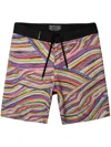 Osklen Aquaone Waves Bermuda Shorts In Multi
