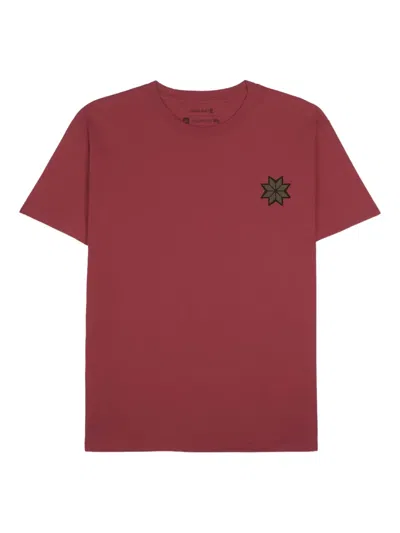Osklen Arabesco Leao T-shirt In Burgundy