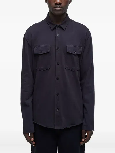 Osklen Army Pockets Long-sleeved Shirt In Blue