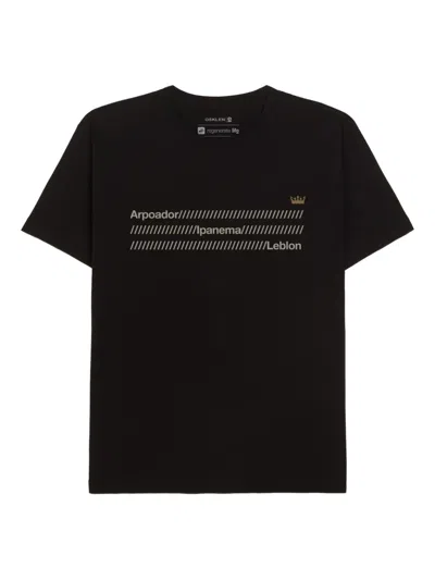 Osklen Arpor Ipanema Leblon T-shirt In Black