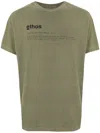 Osklen Asymmetric Cotton T-shirt In Green
