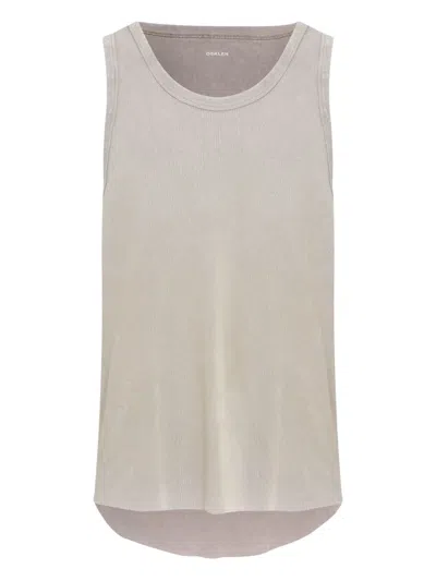 Osklen Asymmetric-hem Tank Top In Neutral