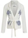 Osklen Azulejo Blazer In White