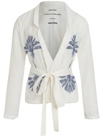 Osklen Azulejo Blazer In White