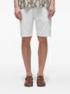 Osklen Basic Linen Shorts In White