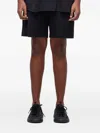 Osklen Basic Ribbed Bermuda Shorts In Black