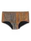 Osklen Bent Geometric-pattern Swim Briefs In Multi