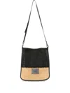 Osklen Bi-color Woven Shoulder Bag In Multi