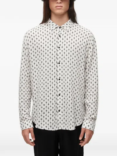 Osklen Bloom Floral-print Shirt In White