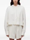 Osklen Bordado Concha Hooded Shell-stitch Jacket In White