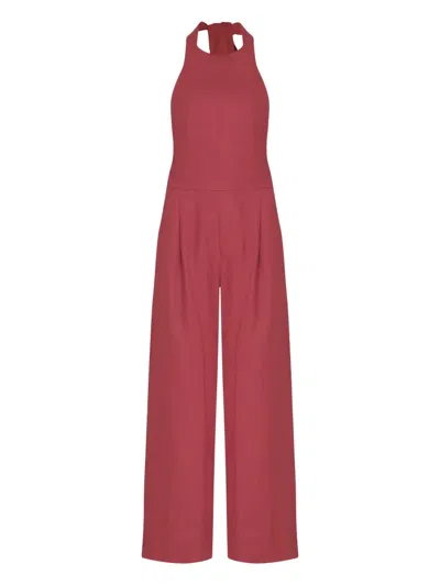 Osklen Bossa Nova Jumpsuit In Red