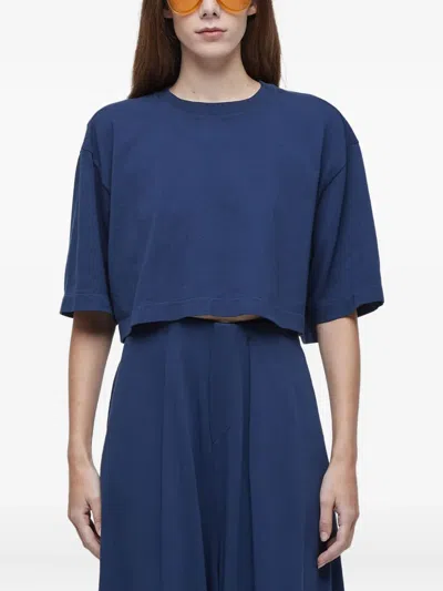 Osklen Boxy Short-sleeve T-shirt In Blue